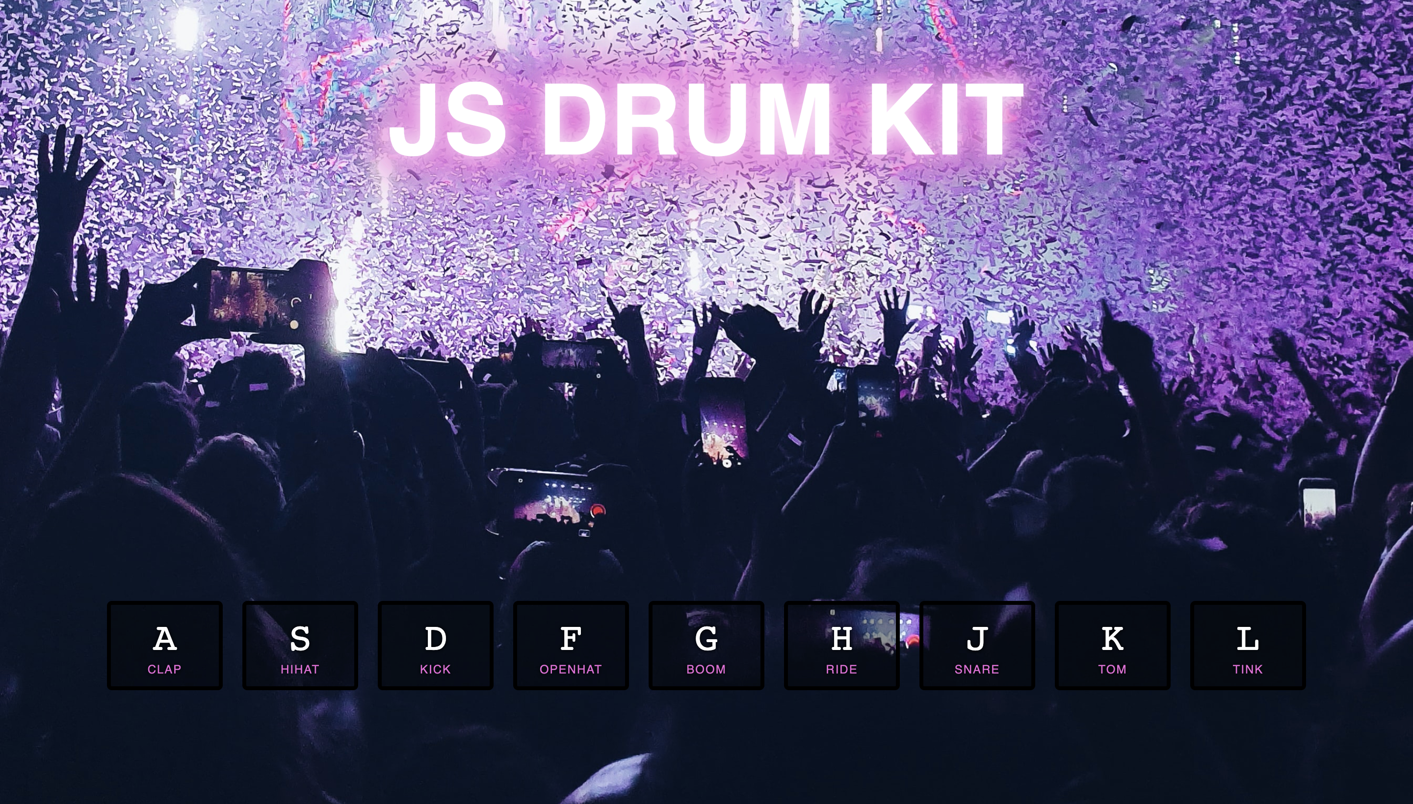 Screenshot of drumk kit