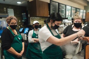 Starbucks employees