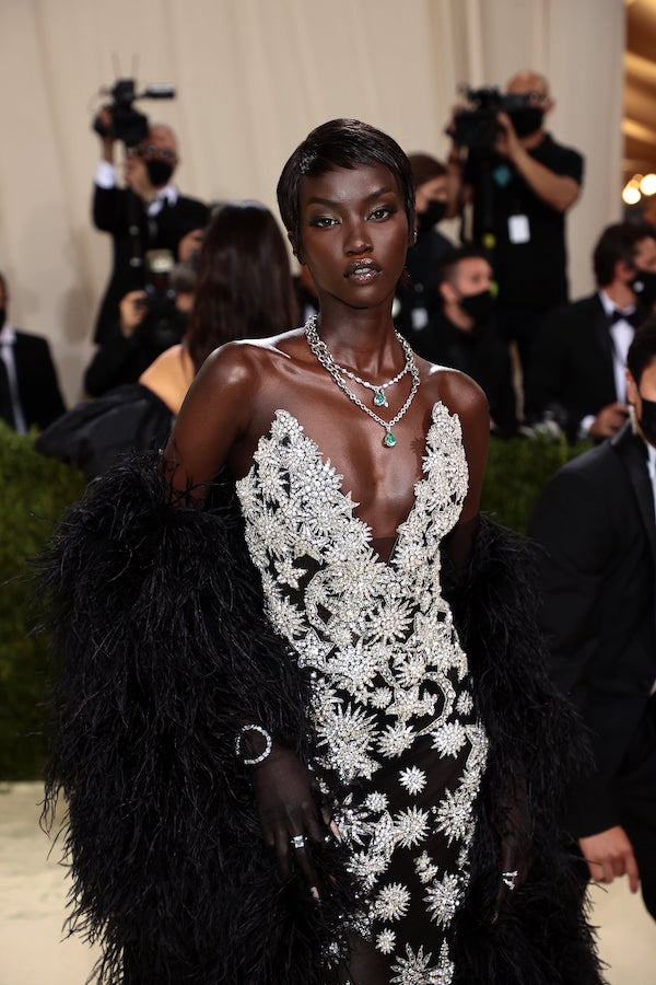 Anok Yai at the Met Gala.