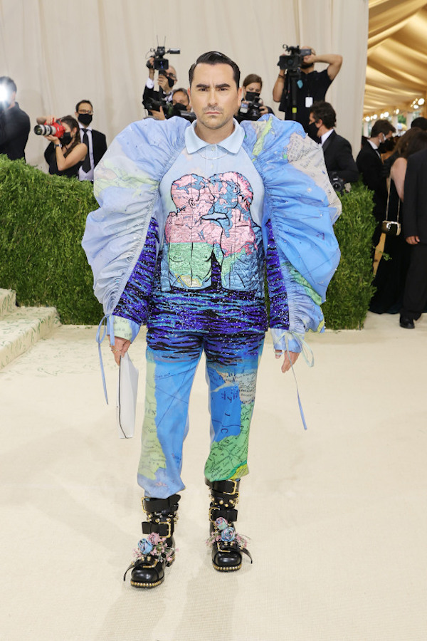 Dan Levy at the Met Gala.