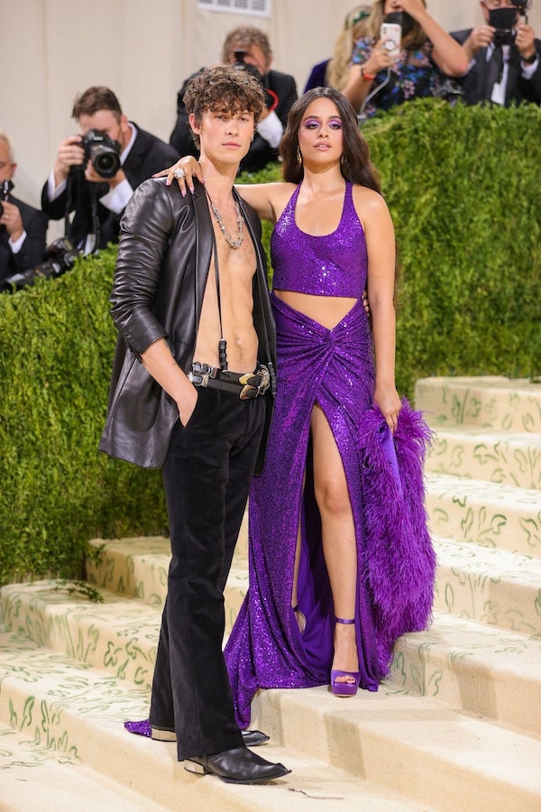 Shawn Mendes and Camila Cabello at the Met Gala.