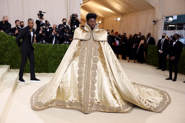 Lil Nas X at The Met Gala.